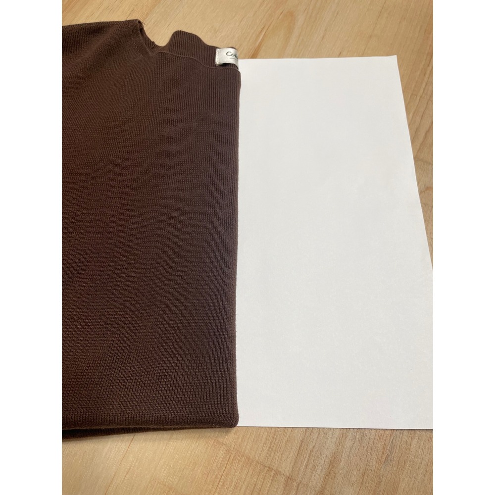 Coldwater Creek Brown Silk Cotton Knit Shell Sleeveless Sweater Top Large - Picture 5 of 8